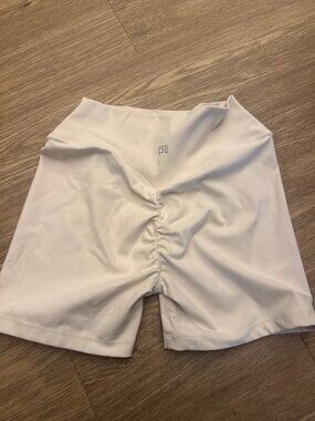 Crop Shop Boutique CSB White Bike Shorts Size S